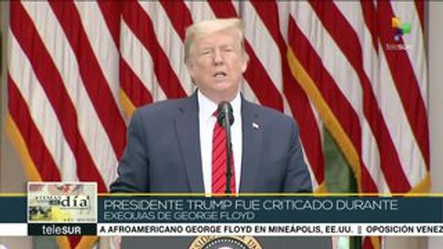 EEUU: críticas a Trump durante exequias de George Floyd en Mineápolis