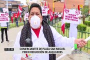 Plaza San Miguel: Locatarios denuncian que no pueden retirar sus mercaderías