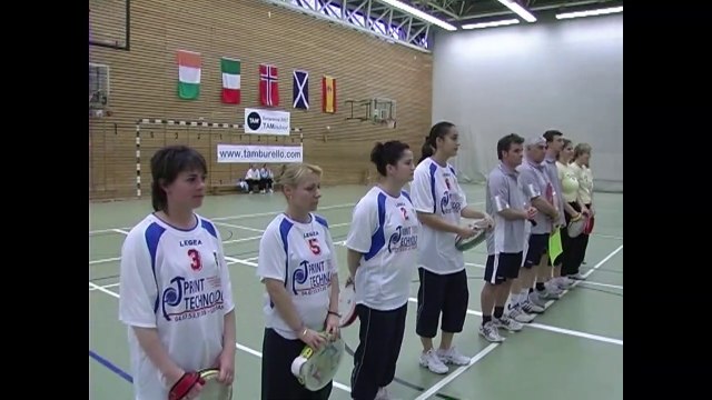 POUSSAN - TAMBURELLO BUDAPEST (Final women) 14th European Cup Tamburello Indoor Koln 2007