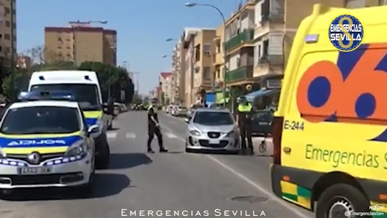 Un hombre que quintuplica la tasa de alcoholemia atropella a una mujer en Sevilla