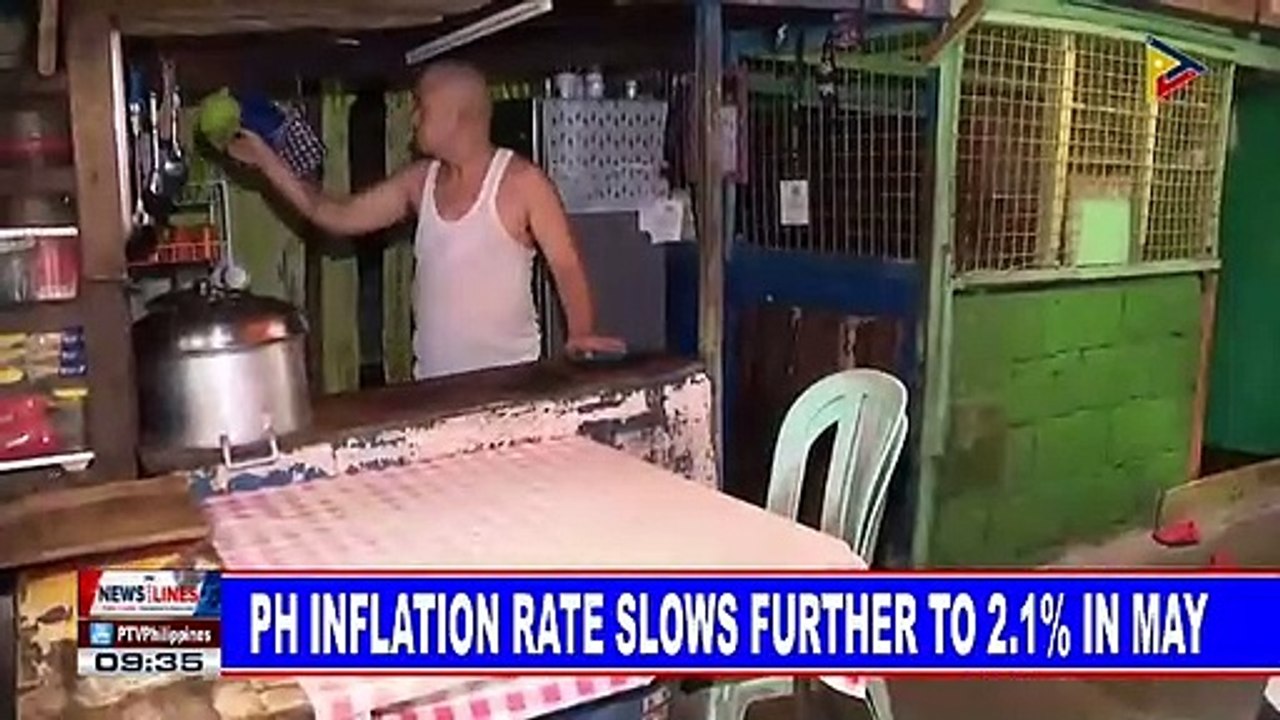 PH inflation rate slows further to 2.1% in May