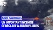 Seine-Saint-Denis: un important incendie se déclare dans un entrepôt à Aubervilliers