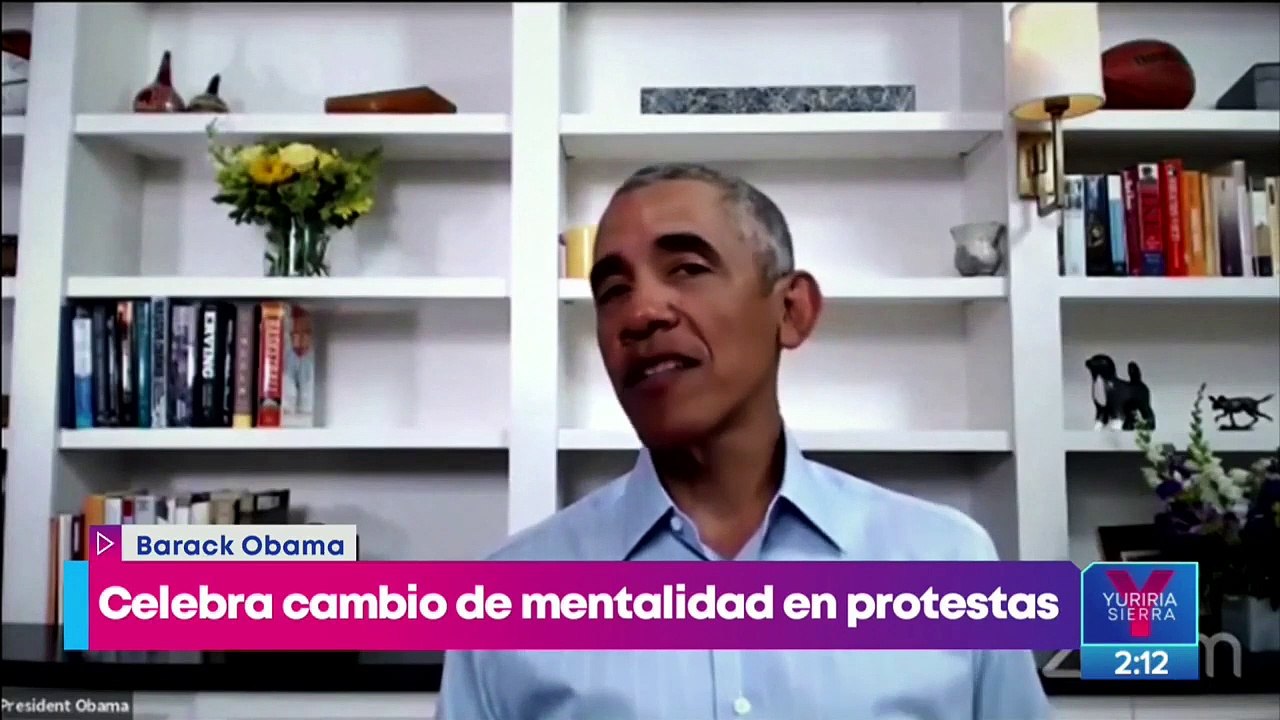 Barack Obama afirmó "cambio de mentalidad" tras protestas en EU
