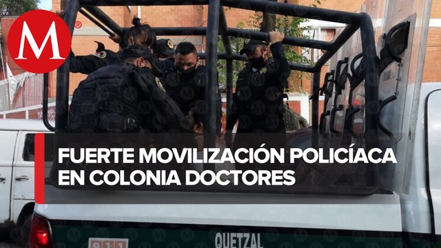 Detienen a 7 personas tras ataque a balazos en la colonia Doctores