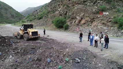 Çatak’ta vahşi çöp depolama sona erdi