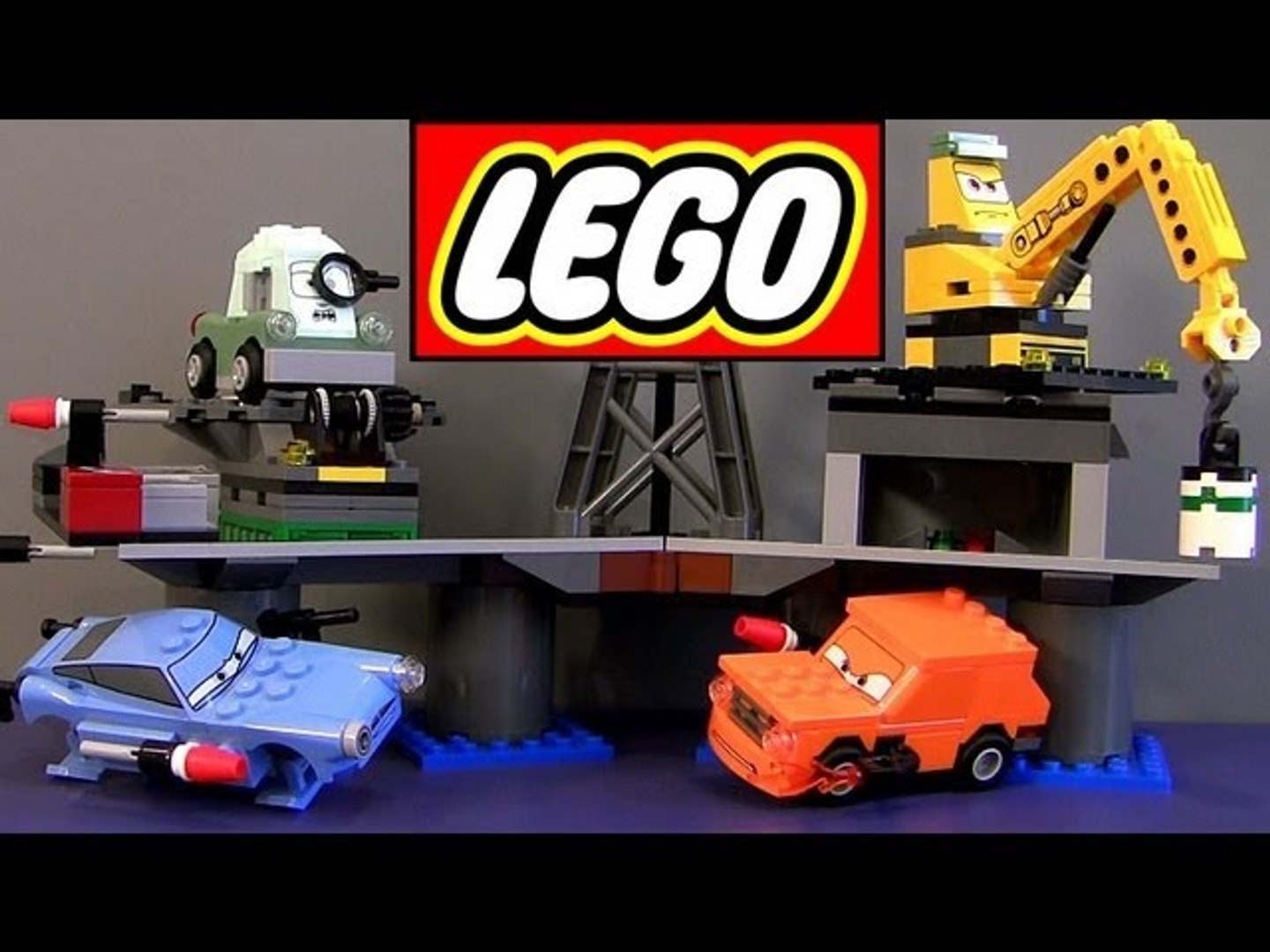 Cars 2 Oil Rig Escape 9486 Disney Buildable toys review Finn McMissile - video Dailymotion