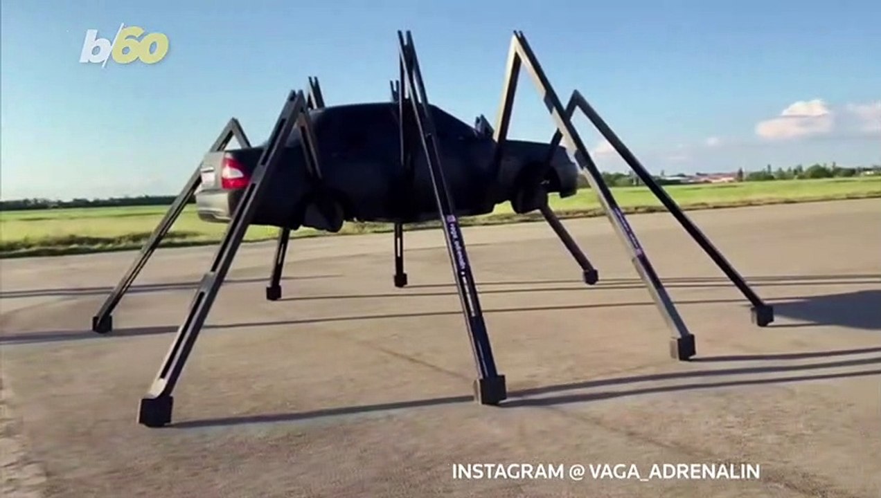 Car Owner Trades in Wheels for 8 Legs to Create Creepy Ride That Really Crawls