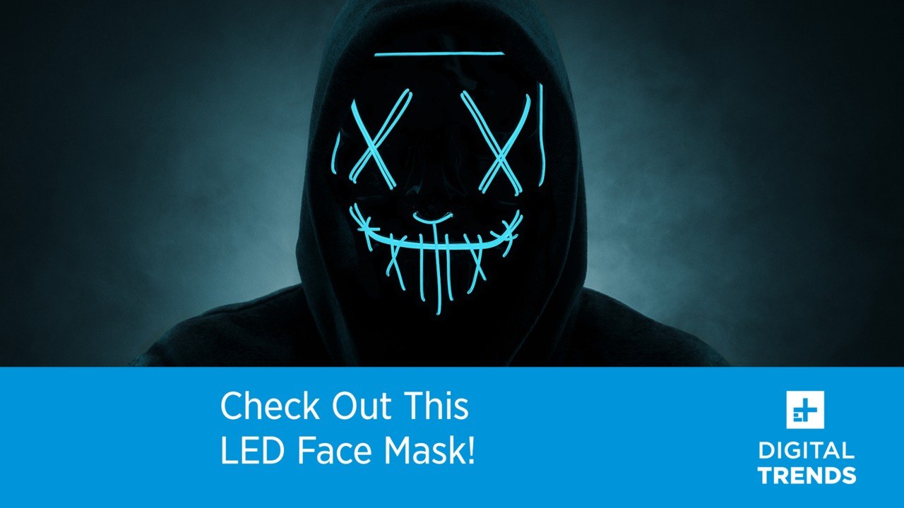 Check Out This LED Mask!