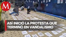 Protestan en embajada de EU en México contra violencia policial