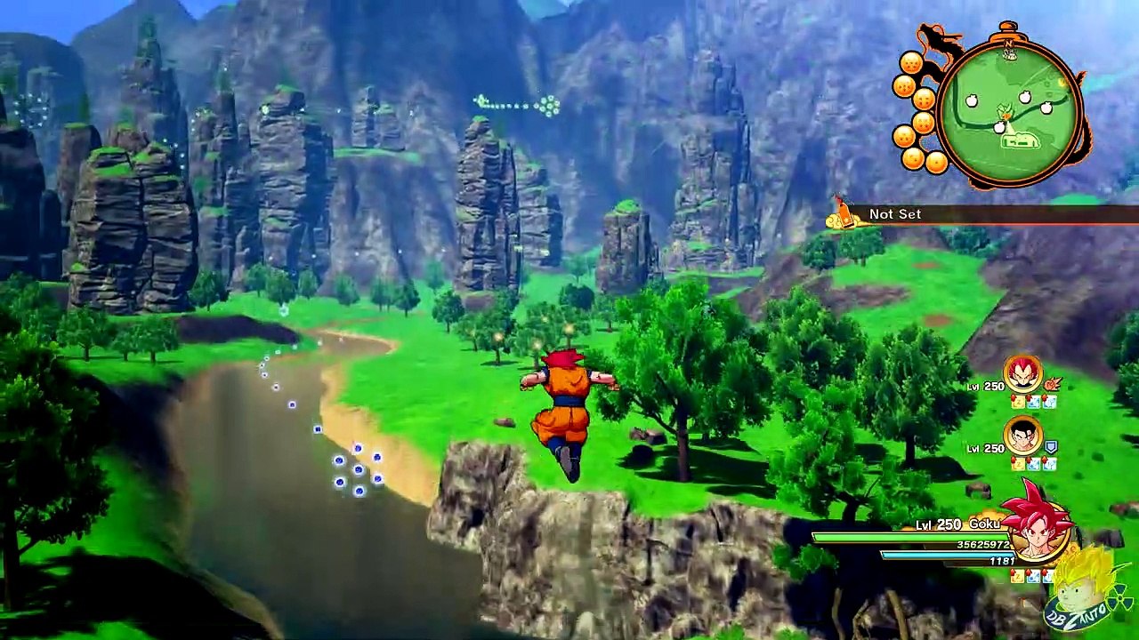 Dragon Ball Z Kakarot - Super Saiyan God Goku-Vegeta Free Roam Gameplay HD