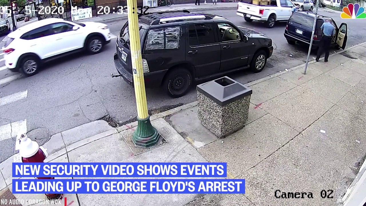 New Security Video Shows Events Leading Up To George floyd