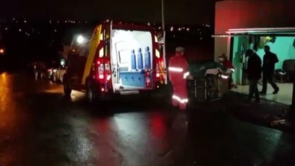 Ciclista é socorrido após se envolver em colisão com carro