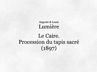 (Procession du tapis sacré (Procesión de la alfombra sagrada) [1897]