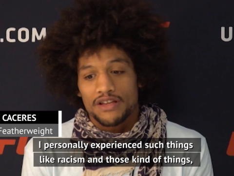 UFC fighters Sterling and Caceres on America's fight for racial justice