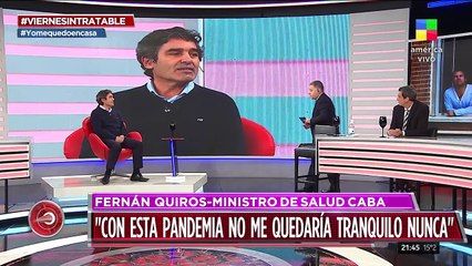 Fernán Quirós, ministro de Salud de CABA: "No estamos optimistas, lo peor está por venir"