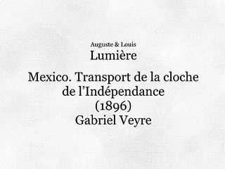 Transport de la cloche de l’Indépendance (Transporte de la campana de la independencia)