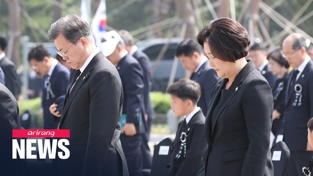 President Moon vows to maintain peace and strengthen national security in Korea