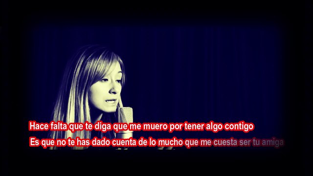 Algo Contigo - Rosario Flores/Vicentico/Andrés Calamaro - Cover Ana Ro (Letra)