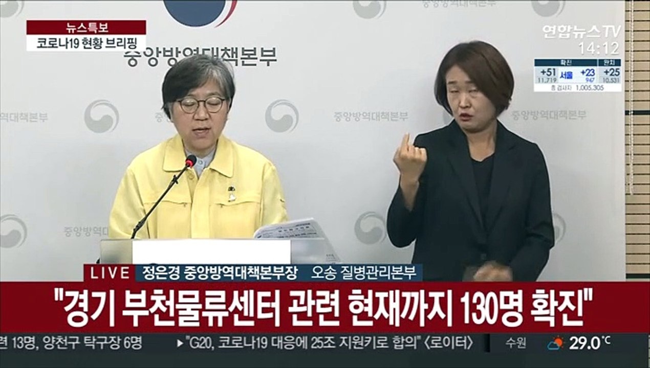 [현장연결] 중앙방역대책본부, 코로나19 현황 브리핑