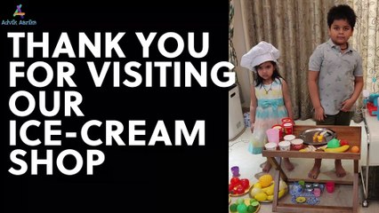 Organic Ice Cream Shop | by Kids | by Advik & Aarika