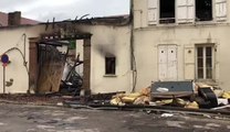 Violent incendie dans le bouchon de Champagne à Troyes