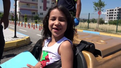 Pandemi sonrası minik öğrencilere trafik eğitimi