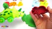 Learn Colors with PJ Masks and Paw Patrol with Dinosaurs