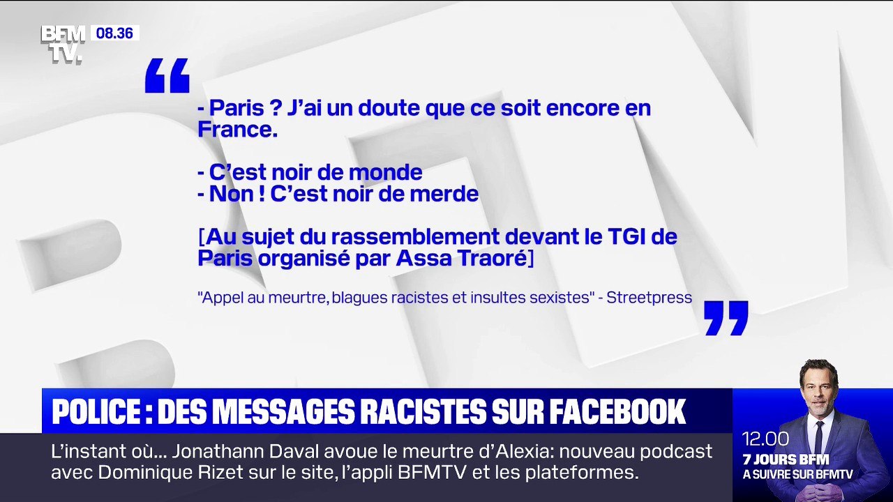 La justice ouvre une enquête après la publication de messages racistes tenus par des policiers sur un groupe Facebook
