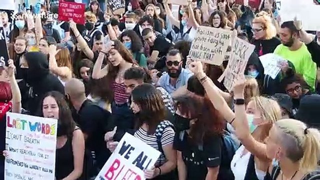 Police in Greek capital fire tear gas at George Floyd protesters