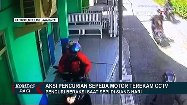 Terekam CCTV, Sebuah Motor Dicuri, Pemilik Klinik: 1 Menit Motor Hilang!