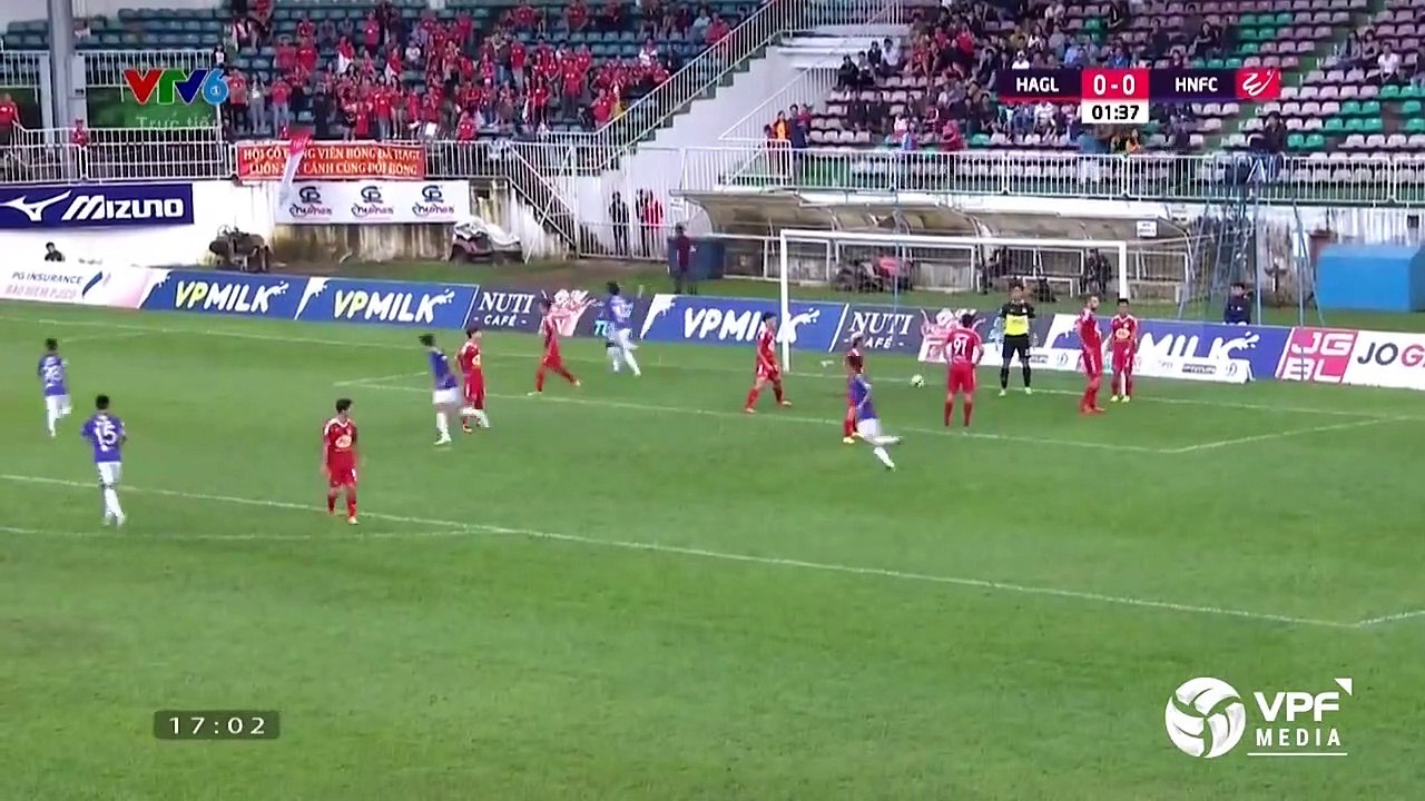 Tổng hợp những pha bóng như được lập trình của Hà Nội FC trước HAGL | VPF Media