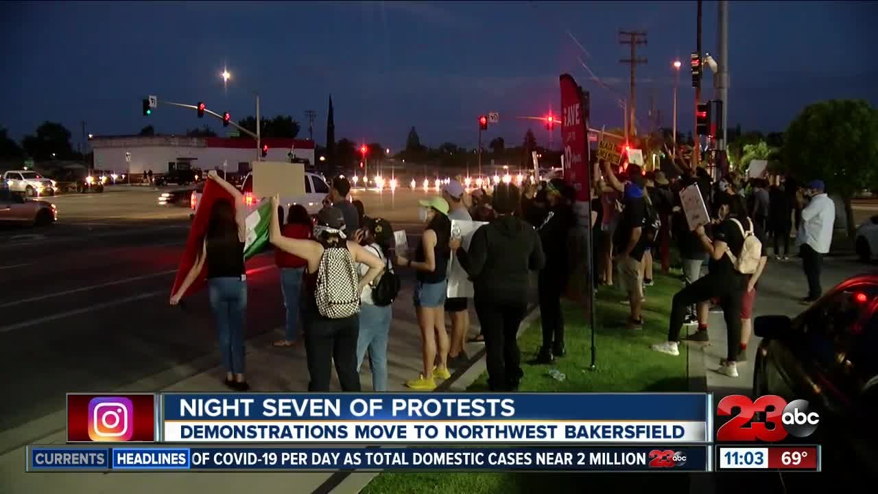 Calloway Drive filled with marches
