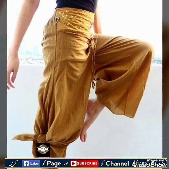 #Pant plazo #ladies plazo design #ladies trousers #new plazo design #most beautiful plazo