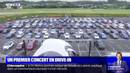 Un premier concert en drive-in pour profiter en respectant la distanciation sociale