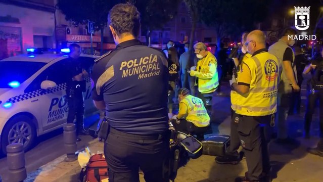 Herido por arma blanca un hombre de 43 años tras una reyerta en Carabanchel