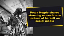 Pooja Hegde shares stunning monochrome picture of herself on social media