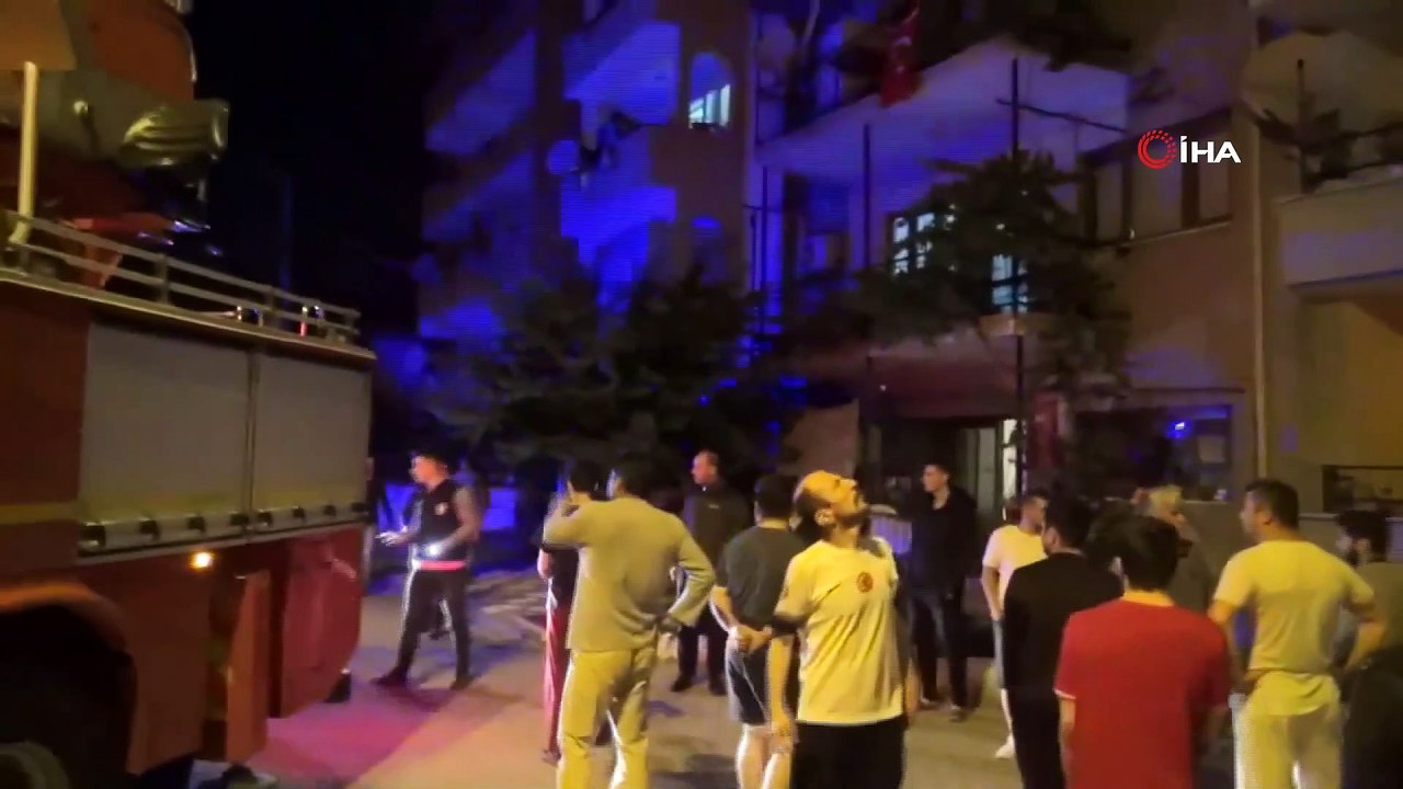 Hırsız polis kovalamacasında polis çatıdan düştü