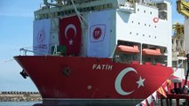 Fatih Sondaj Gemisi, Trabzon Limanı'na Yanaştı