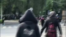 Un grupo de violentos ataca la embajada de EEUU en Ciudad de México