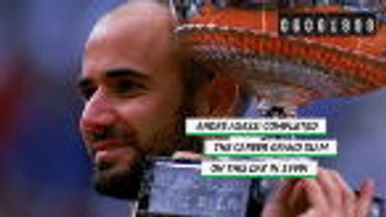 Andre Agassi completes career Grand Slam