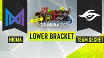Dota2 - Team Secret vs. Team Nigma - Game 3 - ESL One Birmingham 2020 - Lower Bracket - EU