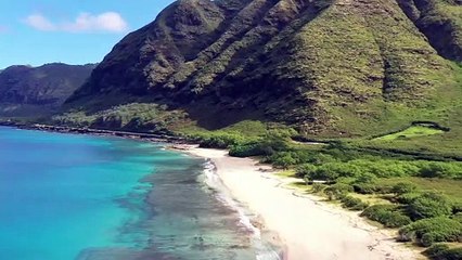 Drone Footage Of A Beach Shore