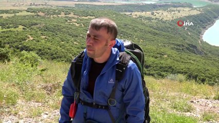 Huzur şehri Tunceli'de yamaç paraşütü heyecanı