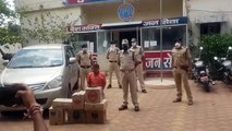 शामगढ़ पुलिस ने पकड़ी अवैध शराब