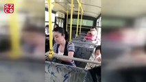 Kadın yolcu minibüse maskesiz bindi, kendisini uyaran yolculara saldırdı!