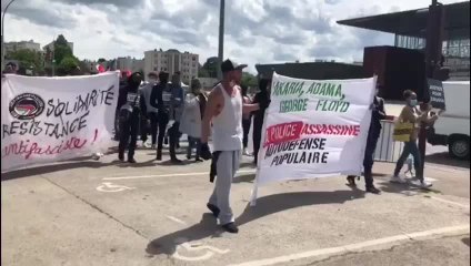 Manifestation à Troyes contre les violences policières