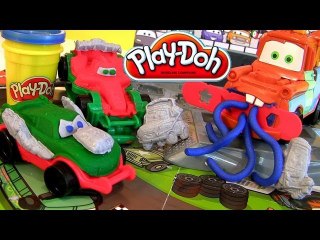 Tải video: Play-Doh Cars 2 Mold and Go Speedway Playset Disney Pixar Epic Review Mold Build Car-Toys play doh