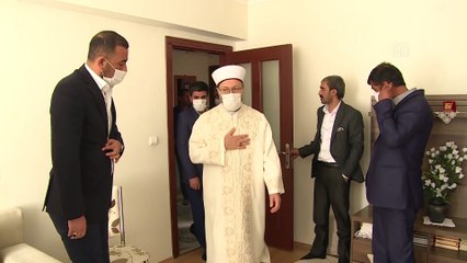 Diyanet İşleri Başkanı Erbaş'tan Barış Çakan'ın ailesine taziye ziyareti - ANKARA