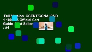 Full Version  CCENT/CCNA ICND 1 100-105 Official Cert Guide  Best Sellers Rank : #4