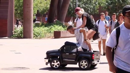 Picking Up Girls in a Toy Car